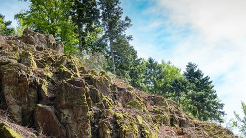 Der Himmelsfelsen, von unten betrachtet